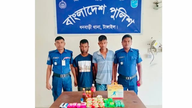 ধনবাড়ীতে চোরাই মালামাল উদ্ধার, গ্রেপ্তার ২