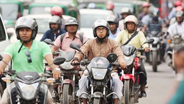  ১৫ নভেম্বরের মধ্যে মোটরসাইকেলের সামনে নম্বরপ্লেট লাগানোর নির্দেশ