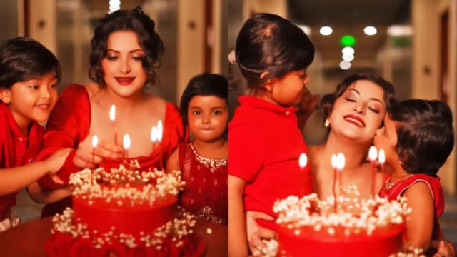 সন্তানদের ঘিরেই পরীমনির জন্মদিনের আনন্দ
